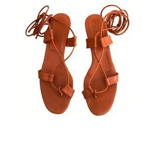 Martiniano Pavone Gladiator Sandal in Terra Cotta